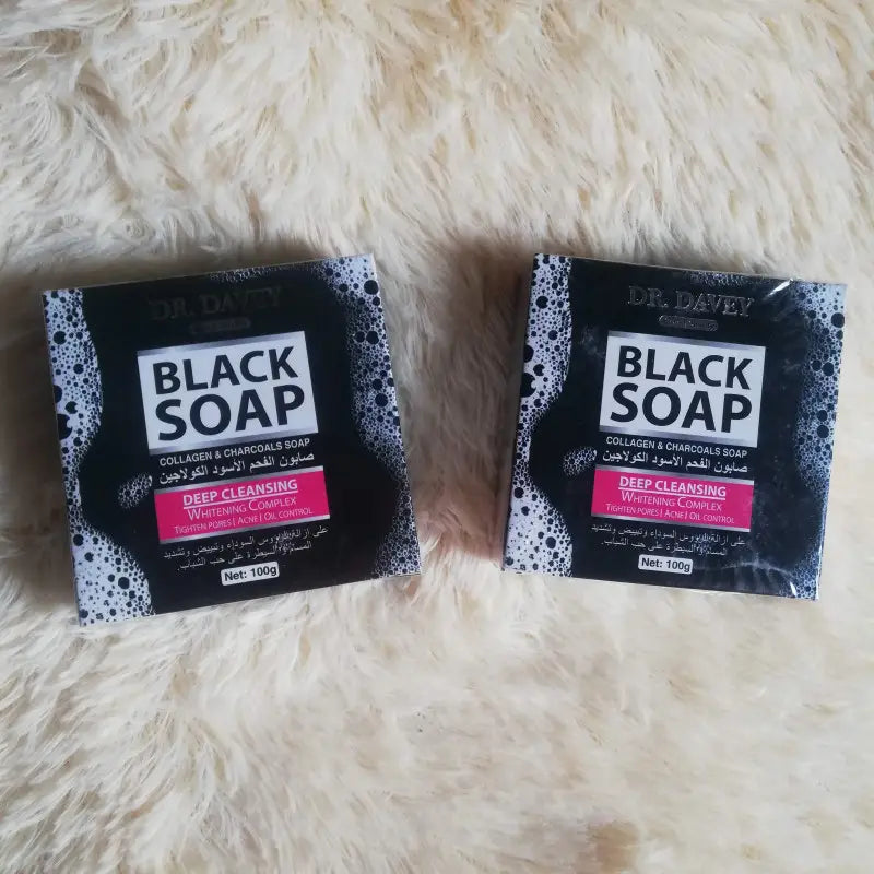 Dr. Davey Black Soap – Collagen & Charcoal Deep Cleansing Soap