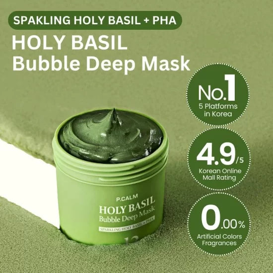 Holy Basil Bubble Deep Mask