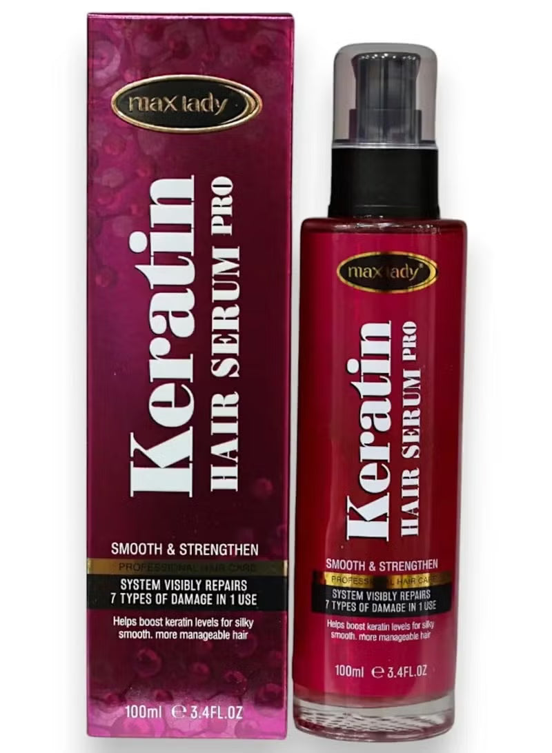 Max Lady Keratin Hair Serum Pro