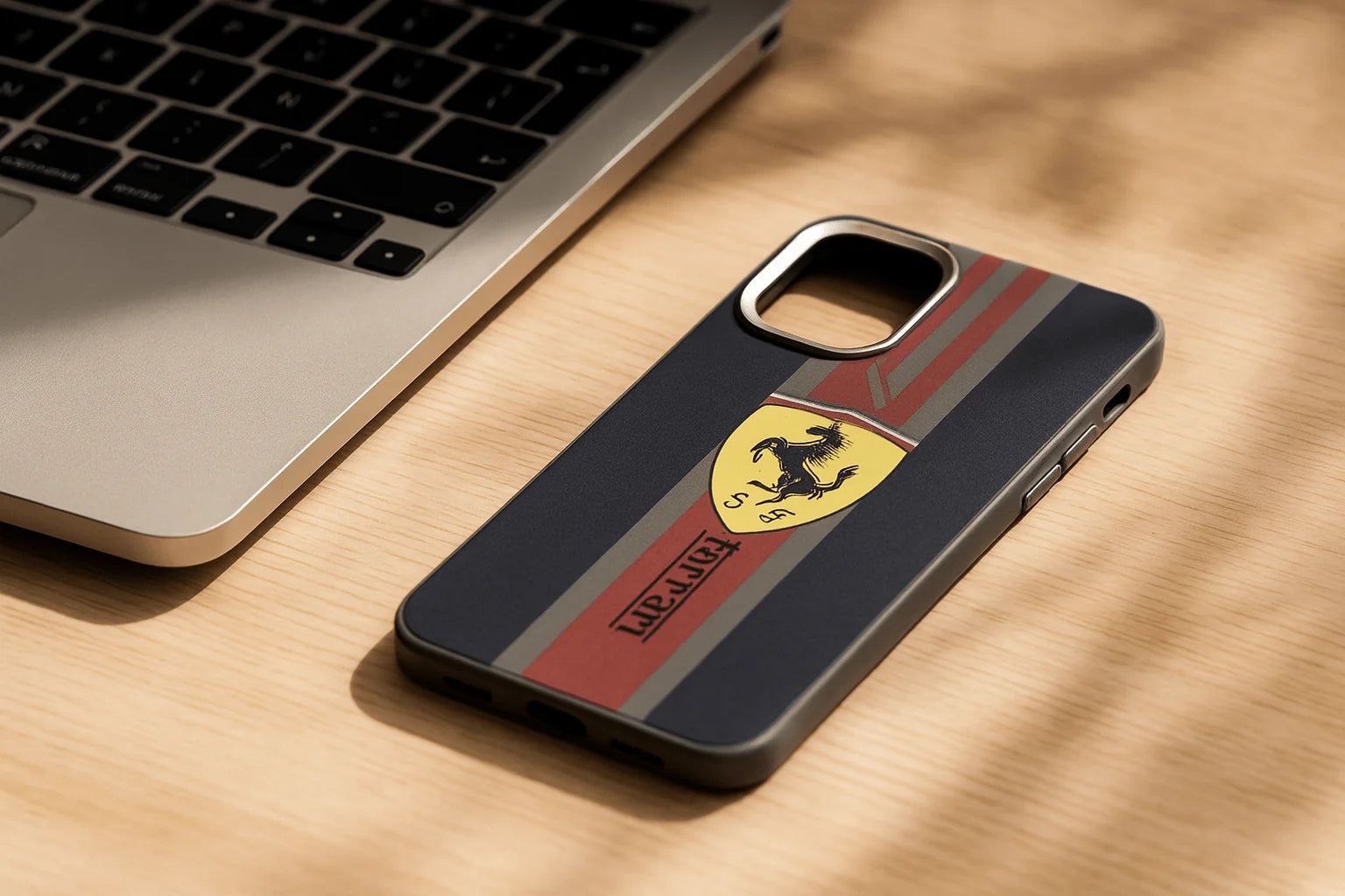 Ferrari Racing Stripes iPhone Case