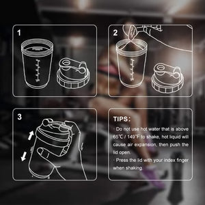 LORDEX - Body Armor Protein Shaker Bottle