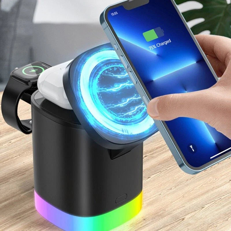 3-in-1 Wireless Charging Station (T15)