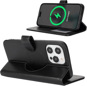 ZHUSE Wallet Wireless Power Bank – Brown & Black Leather Edition